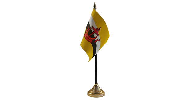 Brunei Table Flags